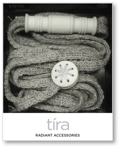 Tíra Radiant Necklace - Light Grey